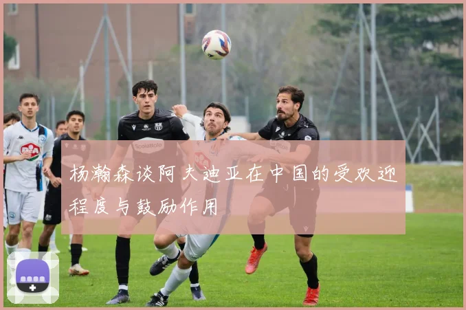 杨瀚森谈阿夫迪亚在中国的受欢迎程度与鼓励作用